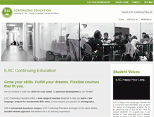 Tablet Screenshot of continuing-education.ilsc.com